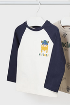 Mayoral bluza baieti Better Cotton 12-36 luni, Piedra-Blue vikings