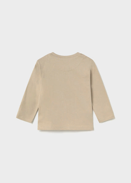 Mayoral bluza baieti cu dinozauri 12-48 luni Taupe cu dino