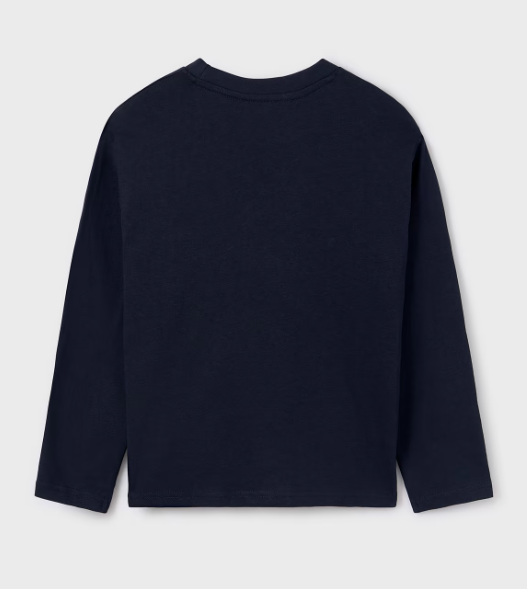 Mayoral bluza baieti cu imprimeu 10-14 ani, Navy blue UNSCRIPTED Imagine secundară a produsului
