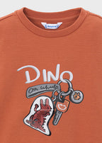 Mayoral bluza baieti cu imprimeu 5-10 ani Caramiziu Dino