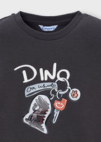 Mayoral bluza baieti cu imprimeu 5-10 ani Pizarra Dino
