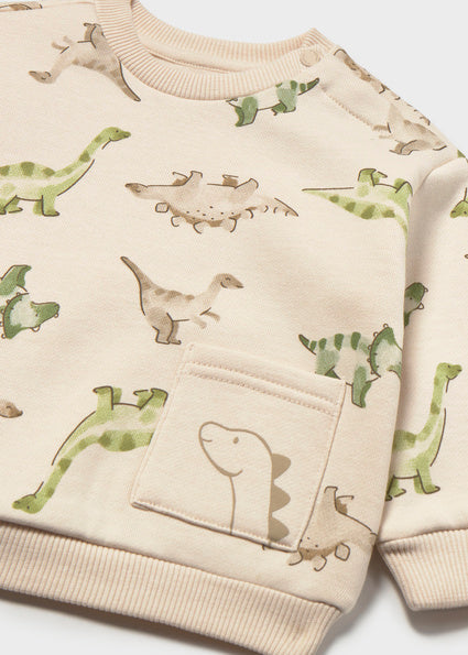 Mayoral bluza baieti 12-48 luni Light topo cu dino