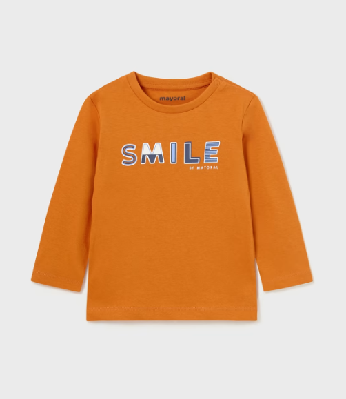 Mayoral bluza baieti cu maneca lunga 12-36 luni, Smile Galbenus de ou Imagine principală a produsului