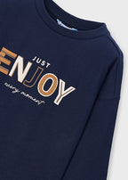 Mayoral bluza baieti cu maneca lunga 2-10 ani Ink Just Enjoy