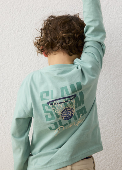 Mayoral bluza baieti cu minge si cos de baschet 5-10 ani Acuario
