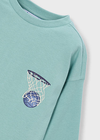 Mayoral bluza baieti cu minge si cos de baschet 5-10 ani Acuario