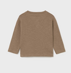Mayoral bluza baieti cu nasturei 12-48 luni Caramel