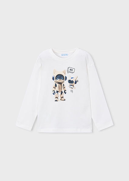 Mayoral bluza baieti cu pisica astronaut 5-10 ani Nata