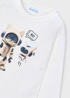 Mayoral bluza baieti cu pisica astronaut 5-10 ani Nata