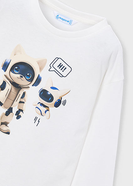Mayoral bluza baieti cu pisica astronaut 5-10 ani Nata