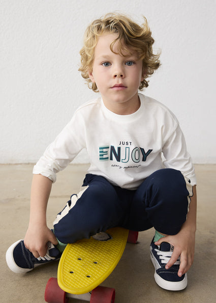 Mayoral bluza baieti cu scris Enjoy 2-10 ani Nata