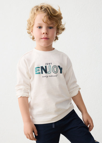 Mayoral bluza baieti cu scris Enjoy 2-10 ani Nata