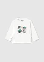 Mayoral bluza baieti cu serigrafie 12-48 luni Nata cu ratoni