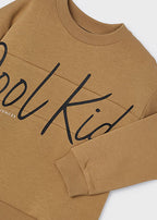 Mayoral bluza baieti cu text 4-9 ani Toffee