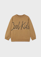 Mayoral bluza baieti cu text 4-9 ani Toffee
