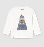 Mayoral bluza baieti cu imprimeu 6-48 luni Crem cu foca