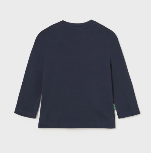 Mayoral bluza baieti interactiva 12-36 luni, Azul cu dragon Imagine secundară a produsului