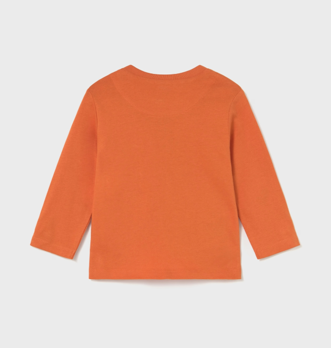 Mayoral bluza baieti Play With 12-48 luni Pumpkin cu catel