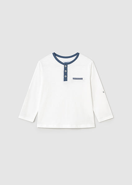 Mayoral bluza baieti stil tunica 12-48 luni White-Regata Imagine principală a produsului