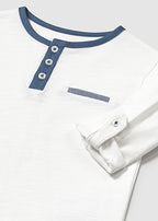 Mayoral bluza baieti stil tunica 12-48 luni White-Regata