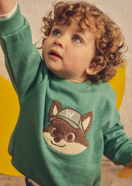 Mayoral bluza baieti tip hanorac 12-48 luni Acacia cu raton