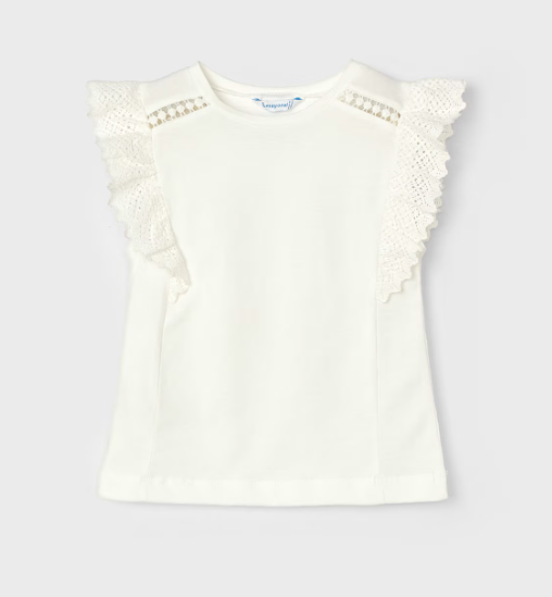 Mayoral bluza fete crosetata  2-9 ani Off-white Imagine principală a produsului