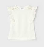 Mayoral bluza fete crosetata  2-9 ani Off-white
