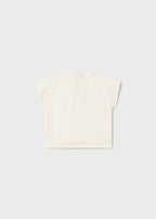 Mayoral bluza fete cu aplicatii 12-48 luni Ecru