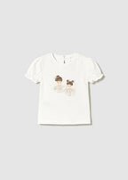 Mayoral bluza fete cu balerine 12-48 luni Off-white