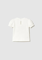 Mayoral bluza fete cu balerine 12-48 luni Off-white