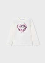 Mayoral bluza fete cu elastic de par 5-10 ani Crudo-zmeura