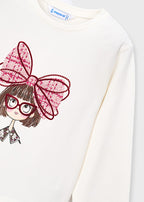 Mayoral bluza fete cu fetita 2-10 ani Crudo-Cuarzo