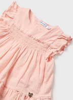 Mayoral bluza fete cu fronseuri si volanase 12-36 luni Roz pastel