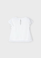 Mayoral bluza fete cu funda 5-10 ani Alb