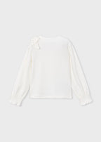 Mayoral bluza fete cu funda 5-10 ani Off-white