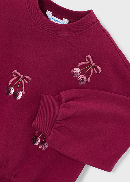 Mayoral bluza fete fundite cu cirese 5-10 ani Cherry
