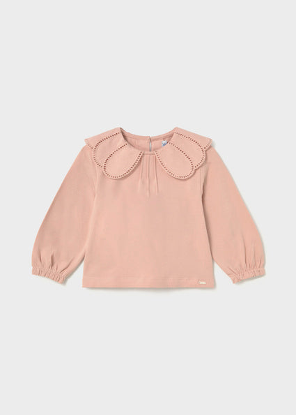 Mayoral bluza fete cu guler 12-48 luni Roz pal