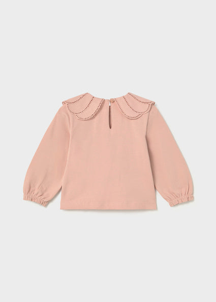 Mayoral bluza fete cu guler 12-48 luni Roz pal