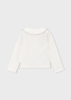 Mayoral bluza fete cu guler 5-10 ani Crudo-Champan