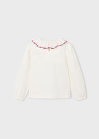 Mayoral bluza fete cu guler 2-10 ani Crudo-zmeura