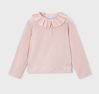 Mayoral bluza fete cu guler decorat 2-10 ani Roz pastel