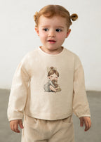 Mayoral bluza fete cu imprimeu 12-48 luni Milk vigoré cu fetita