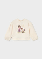 Mayoral bluza fete cu imprimeu 12-48 luni Soy cu fetita si calut
