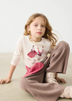 Mayoral bluza fete cu imprimeu 2-10 ani Crudo-Petalo Moda