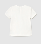 Mayoral bluza fete cu model metalizat 12-48 luni Off-White