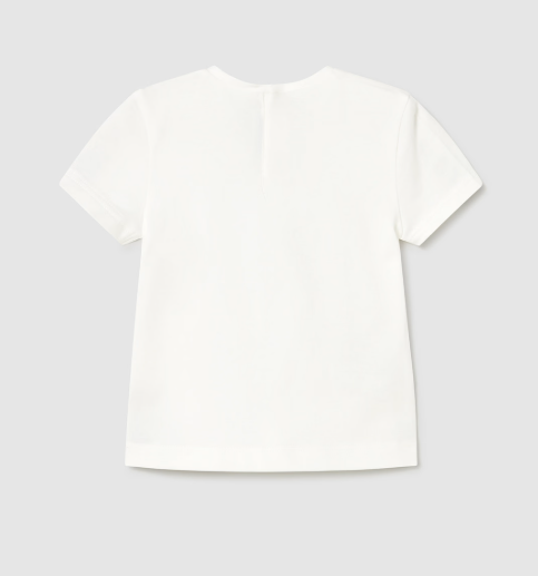 Mayoral bluza fete cu model metalizat 12-48 luni Off-White