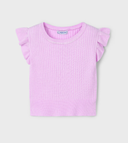 Mayoral bluza fete de tip top din tricot 5-10 ani Mov