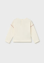 Mayoral bluza fete cu imprimeu cireasa 12-48 luni Hueso-Blush