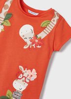 Mayoral bluza fete maneca scurta si imprimeu 4-9 ani