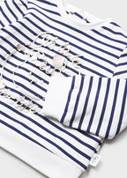 Mayoral bluza fete sport 12-36 luni Alb-Bleumarin